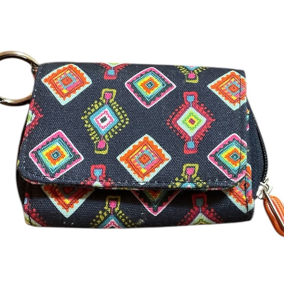 Vera Bradley Mini Medallions RFID Card Case Wristlet - Picture 2 of 7